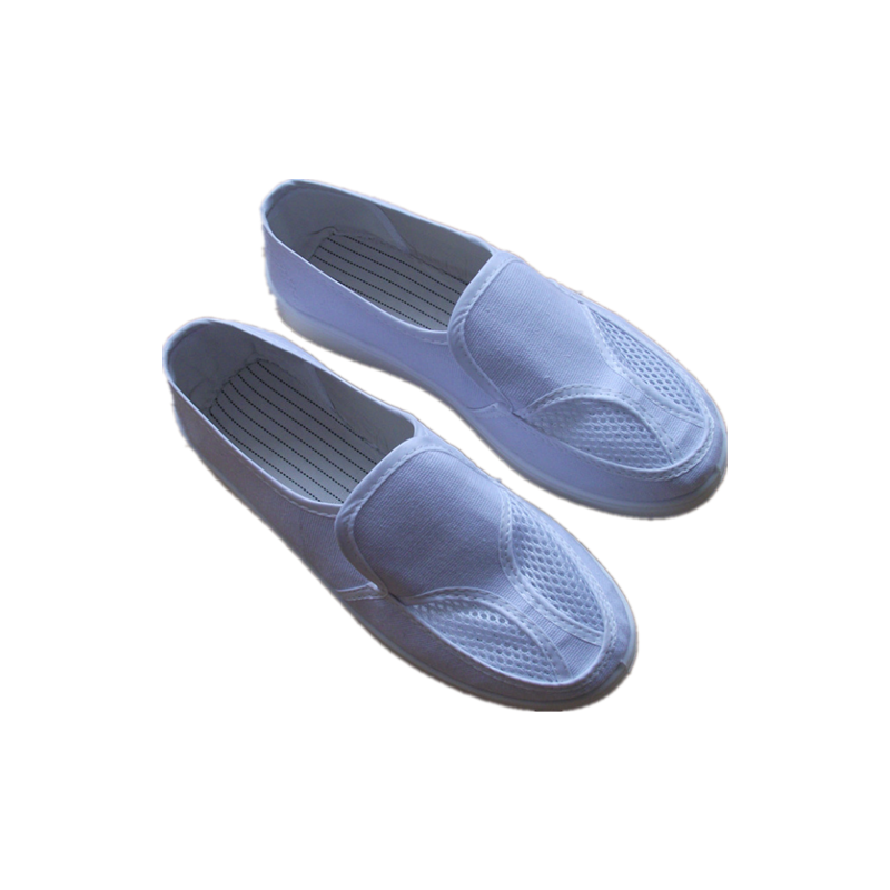 Antistatic double mesh hole shoes